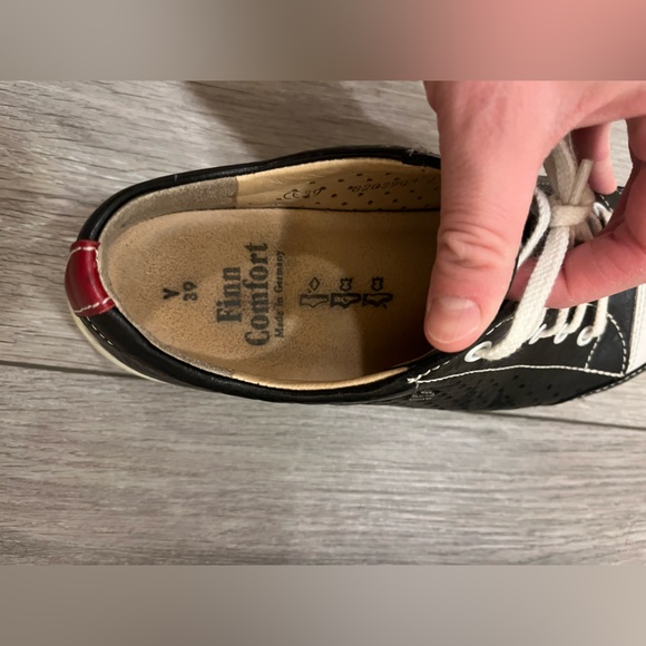 Finn Comfort Leather Sneaker Made In Germany Size EU 39 / W 8-8.5 - Picture 4 of 7